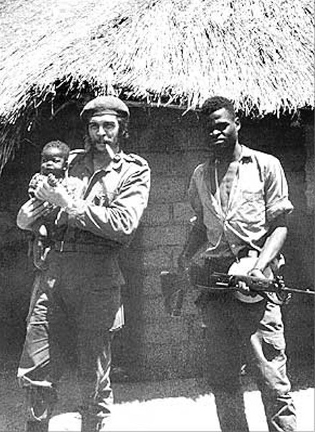 Che Guevara avec un rebelle Congolais