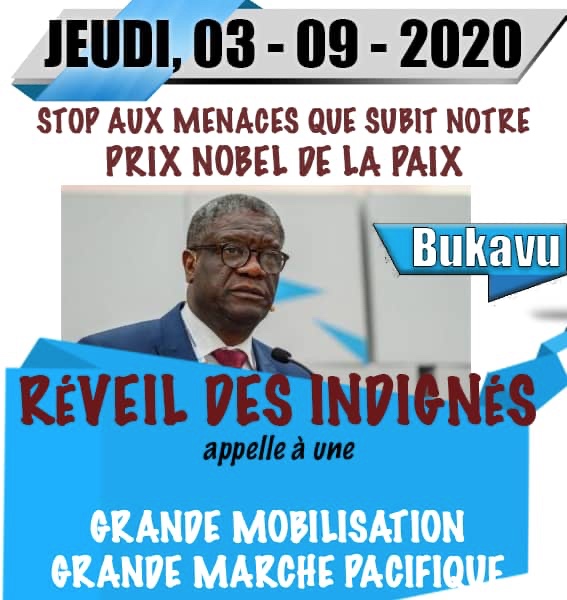 Mobilisation pour le Doctuer Mukwege