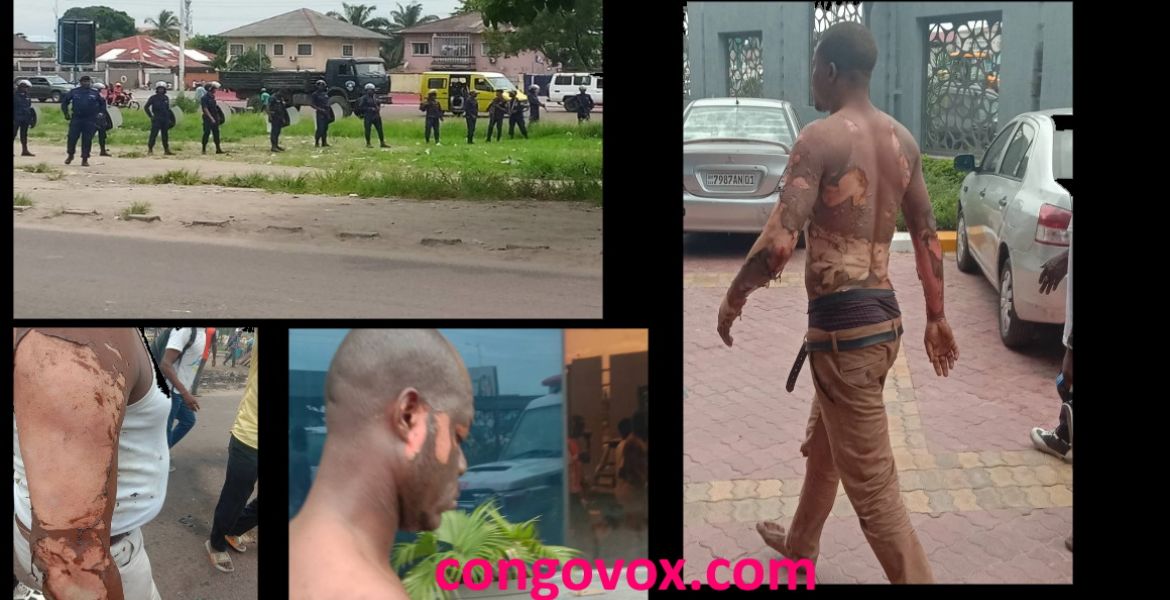 La Police Face aux Membres de l'UDPS à Kinshasa - Limeté
