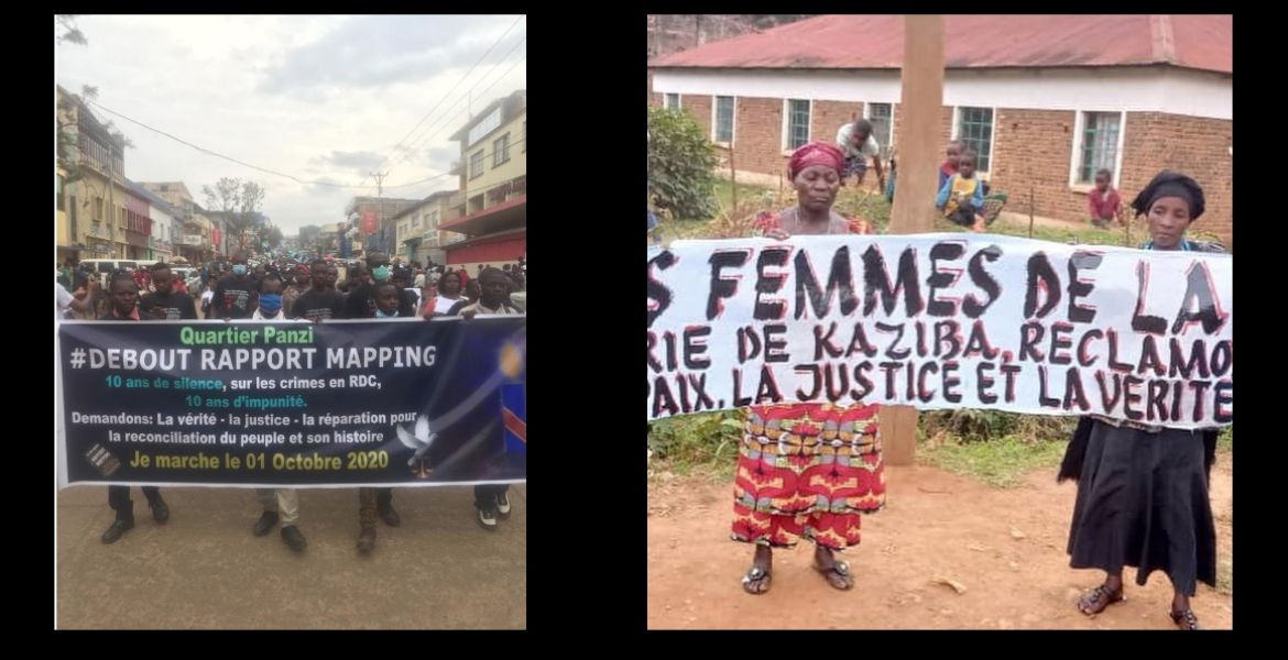 Marche des Intellectuels a Bukavu - Demande d'Un Tribunal Penale International