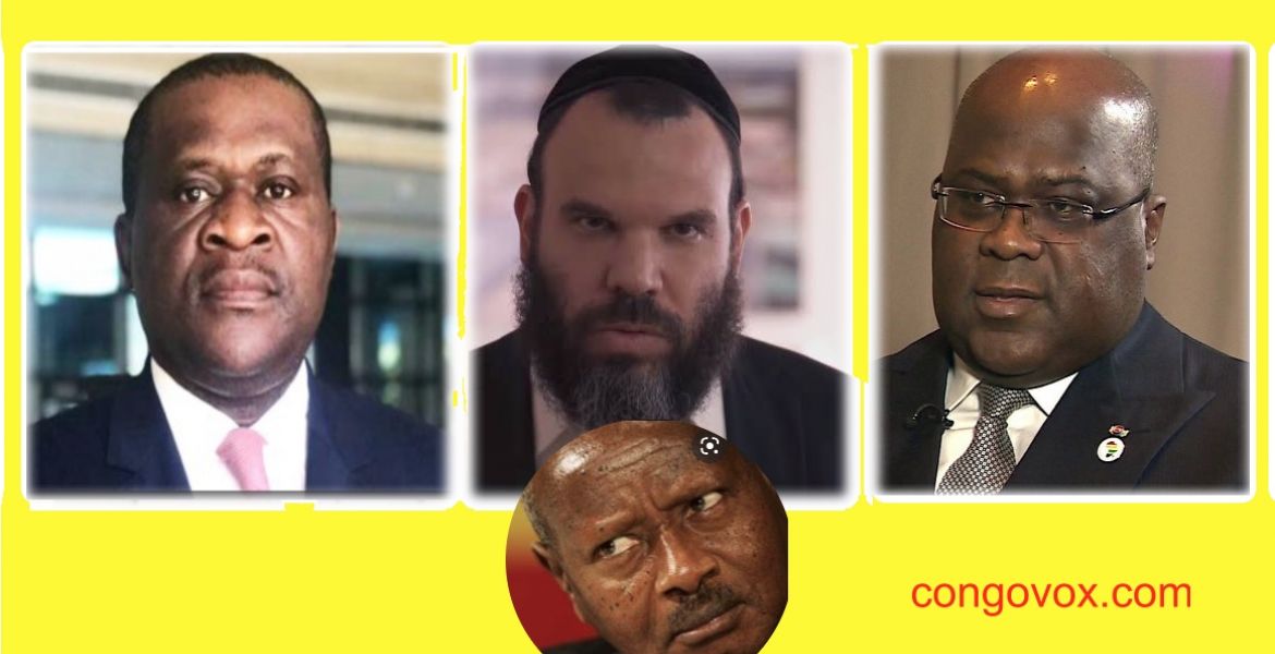 Fortunat Biselele, Dan Gentler, Yoweri Museveni, Felix Tshisekedi
