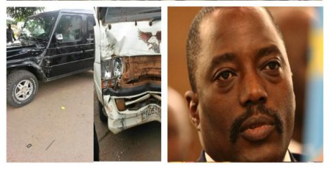 Accident simule par Joseph Kabila contre Moise Katumbi