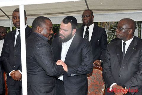 Joseph Kabila et l'Israelien Dan Gertler