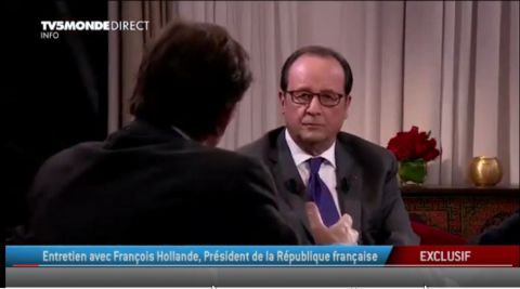 Francois Hollande En direct du Maroc