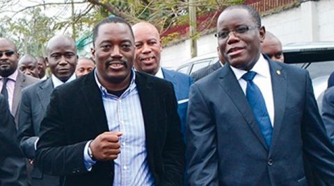 Joseph Kabila et Aubin Minaku