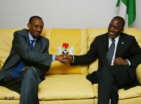 Paul Kagame et Joseph Kabila