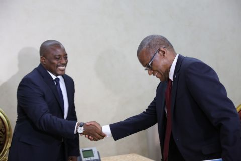 Joseph Kabila et Maman Sambo Sidikou