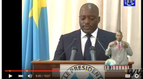 Convocation du  Dialogue National par Joseph Kabila