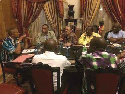 Rencontre entre les leaders du G7 et Moise Katumbi