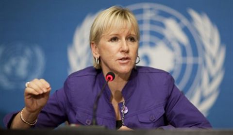 Madame  Margot Wallstrom, ministre des Affaires étrangères de la Suede