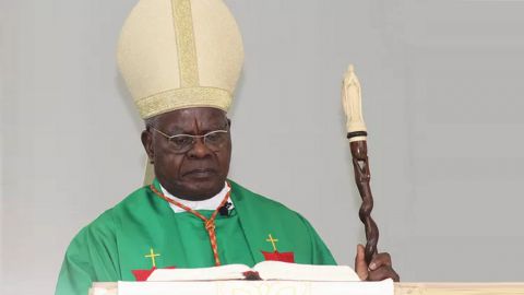 Le cardinal Laurent Monsengwo Pansiya 