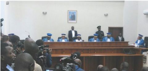 La Cour Constitutionnelle de la RDC au 17-10-2016, siegant san corum !!!