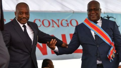 Joseph Kabila et Felix Tshisekedi