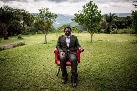 Le président Joseph Kabila dans son ranch personnel près de Kinshasa, la capitale du Congo. Il est en poste depuis l’assassinat de son père en 2001.