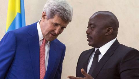 John Kerry et Joseph Kabila