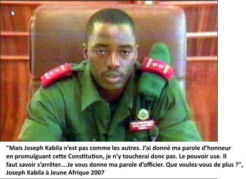 Kabila, un homme sans parole d'honneur