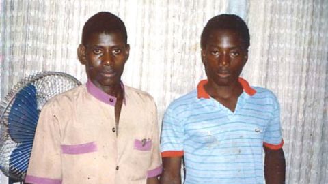 Hyppolyte Kanambe (Joseph Kabila) et Adrian Christophe Kanambe