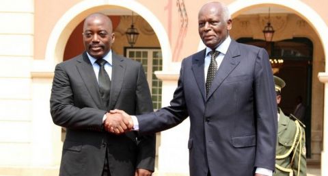 Joseph Kabila et Dos Santos