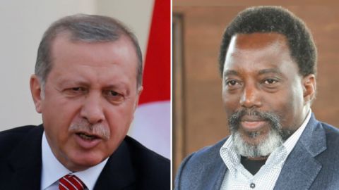 Recep Tayyip Erdoğan et Joseph Kabila