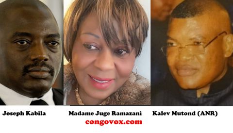 Joseph Kabila, Chantal Ramazani et Kalev Mutond