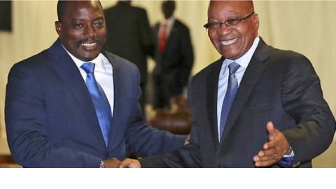 Joseph Kabila et Jacob Zuma