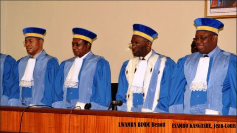 Juge President Benoit Binda Lwamba et le Juge ESAMBO KANGASHE, Jean-Louis