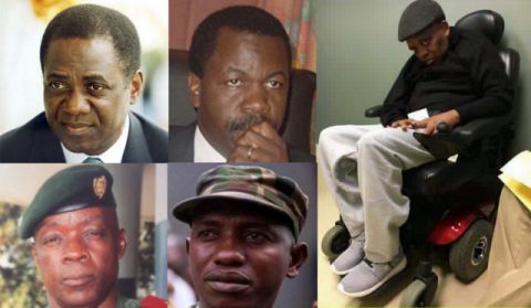 Samba Kaputo, Augustin Katumba Mwanke, Gen. Mbuza Mabe, Col. Mamadou Ndaya, M. l'Abbé Malu Malu
