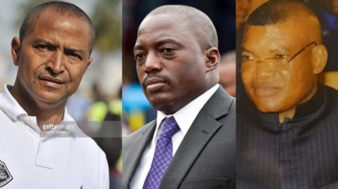 Moise Katumbi, Joseph Kabila, Kalev Mutond (ANR)