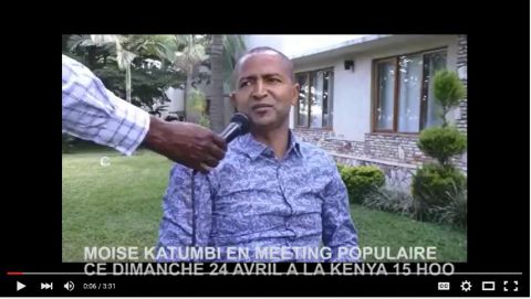 Moise Katumbi, meeting du 24 Avril 2016