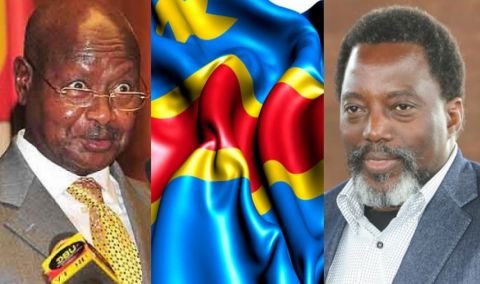 Yoweri Museveni et Joseph Kabila
