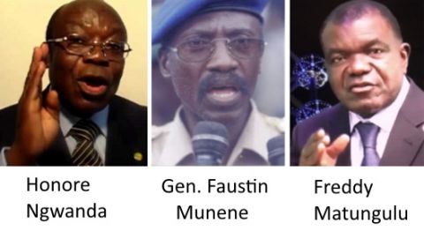 Honore Ngwanda, Faustin Munene, freddy Matungulu