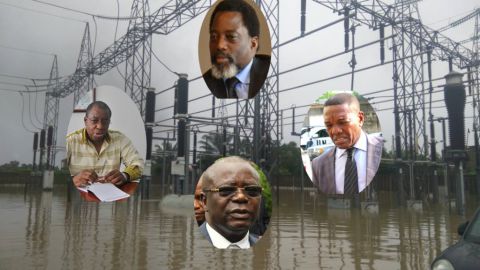 DG  Jean-Bosco KAYOMBO , Joseph Kabila, PCA Alain Atundu et Andre Kimbuta