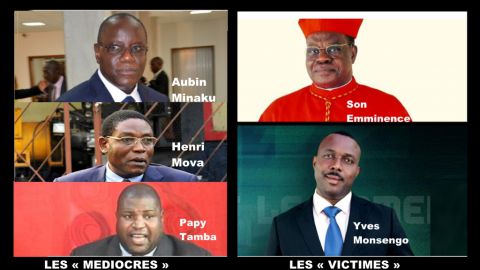 Aubin Minaku, Henri Mova, Papy Tamba, Le Cardinal Monsengwo, Yves Monsengo