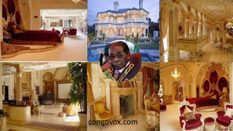 Le luxe de Robert Mugabe, ancien president dechu du Zimbabwe