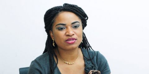 Soraya Aziz Souleymane, militante pro-démocratie au sein de la Lucha (RDC), le 23 novembre 2016 à Paris