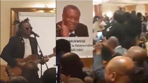 Le départ de Kabila chanté en présence du Dr. Mukwege