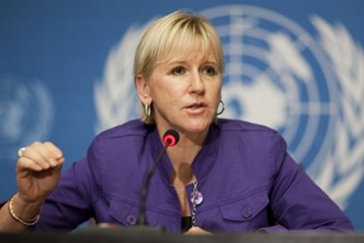 Madame  Margot Wallstrom, ministre des Affaires étrangères de la Suede