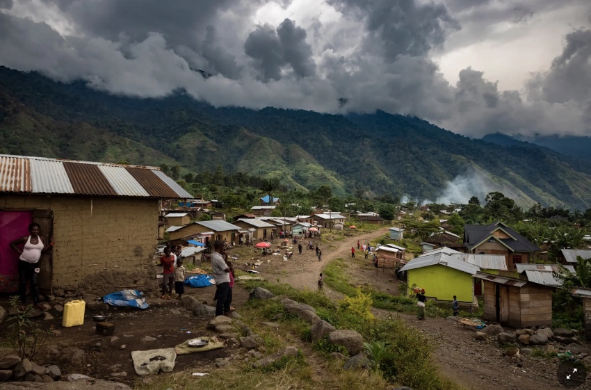 Mwenda, une ville de la province du Nord-Kivu. Le président Felix Tshisekedi a été critiqué pour ne pas en faire assez pour lutter contre l'instabilité chronique dans l'est du Congo.Crédit...Brent Stirton