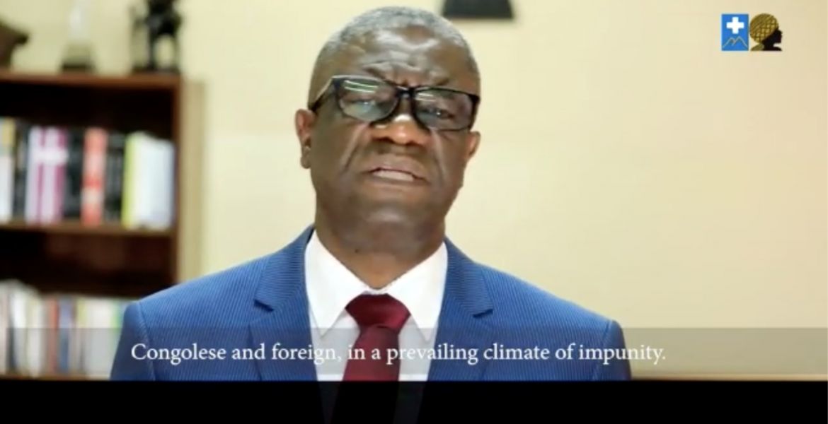 Dr. Denis Mukwege, Prix Nobel de la Paix 