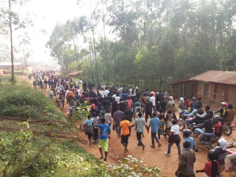 Les marcheurs de Butembo vers Beni