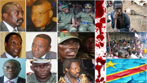 Quelques responsables de la soufrance de guerres et soufrances de Congolais