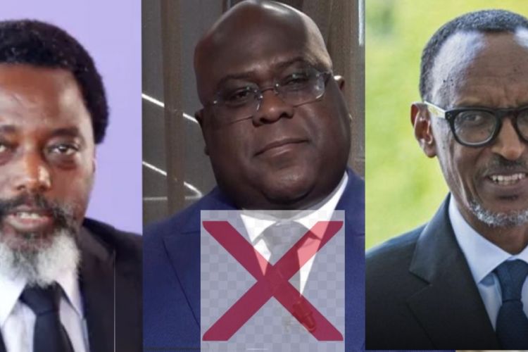 Joseph Kabila, Felix Tshisekedi, Paul Kagame
