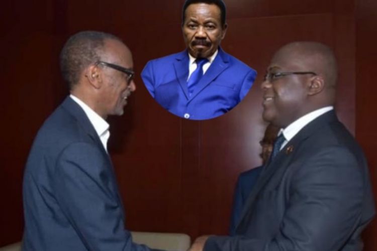 Paul Kagame, Christophe Mbosso, Felix Tshisekedi