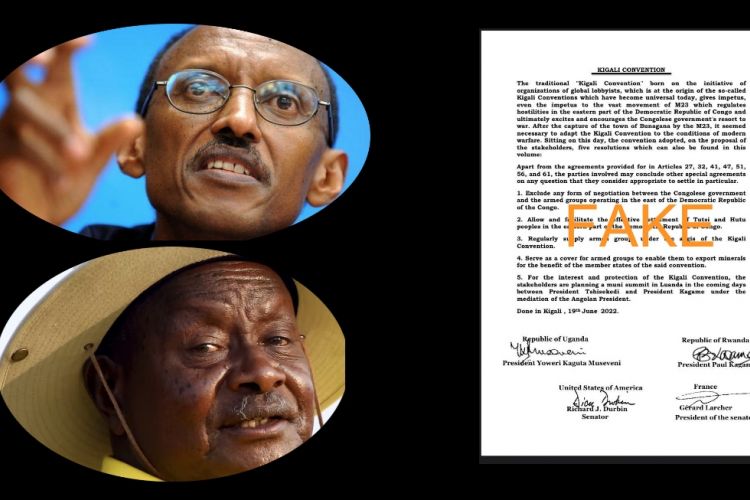 Paul Kagame et Yoweri Museveni