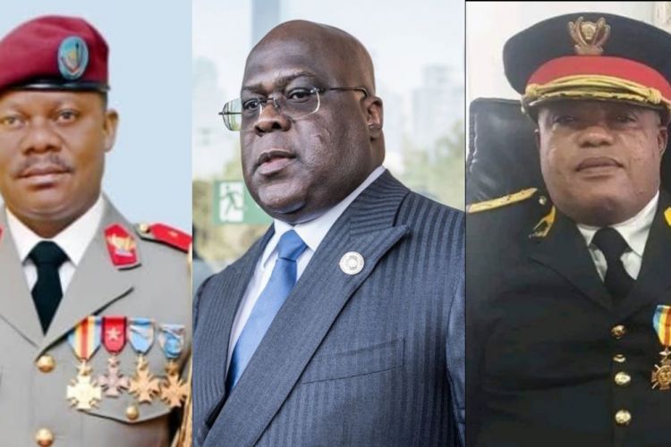Général -Major Ephraim Kabi Kiriza, Felix Tshisekedi, Colonel Mike Mikombe
