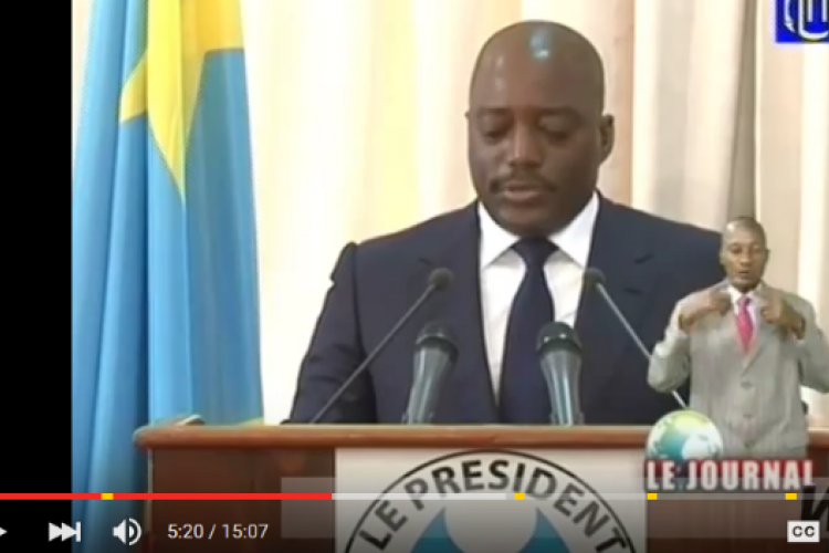 Convocation du  Dialogue National par Joseph Kabila