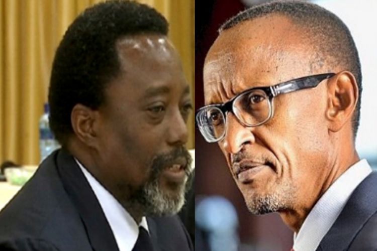 Joseph Kabila et Paul Kagame 